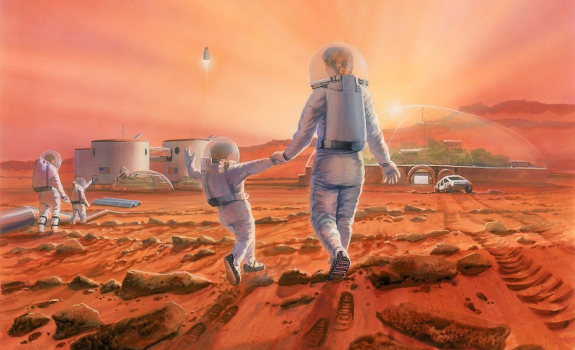New life on Mars by Robert Murray (2001, The Mars Society) New life on Mars by Robert Murray (2001, The Mars Society)